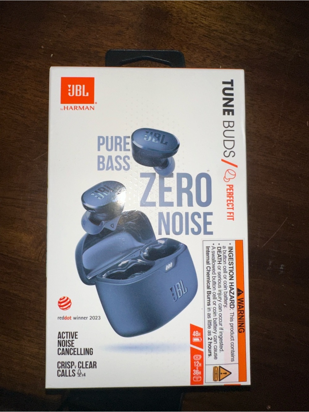 JBL Tune Buds True Wireless Earbuds in Blue with Charging Case